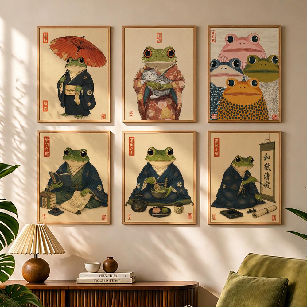 Lifestyle Of Japanese - Poster Kanvas Kaligrafi Lukisan Gaya Hidup